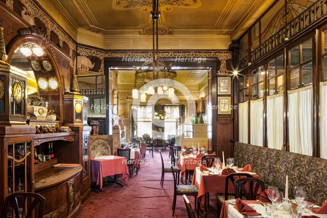 Cafe Ultime Hallucinatie, 316 Rue Royale, Brussels, Belgium, (c1904), c2014-2017. Artist: Alan John Ainsworth.