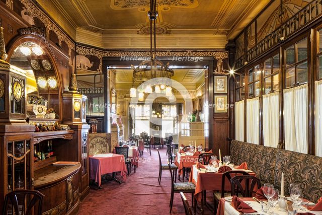 Cafe Ultime Hallucinatie, 316 Rue Royale, Brussels, Belgium, (c1904), c2014-2017. Artist: Alan John Ainsworth.