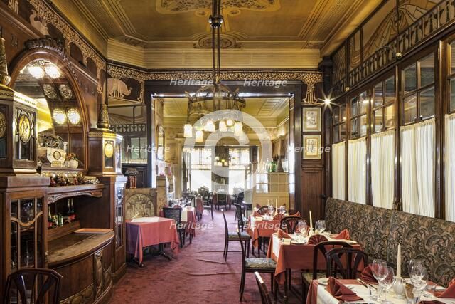 Cafe Ultime Hallucinatie, 316 Rue Royale, Brussels, Belgium, (c1904), c2014-2017. Artist: Alan John Ainsworth.