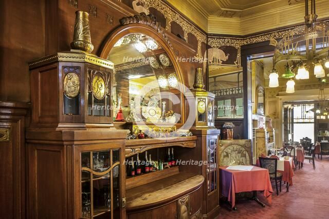 Cafe Ultime Hallucinatie, 316 Rue Royale, Brussels, Belgium, (c1904), c2014-2017. Artist: Alan John Ainsworth.