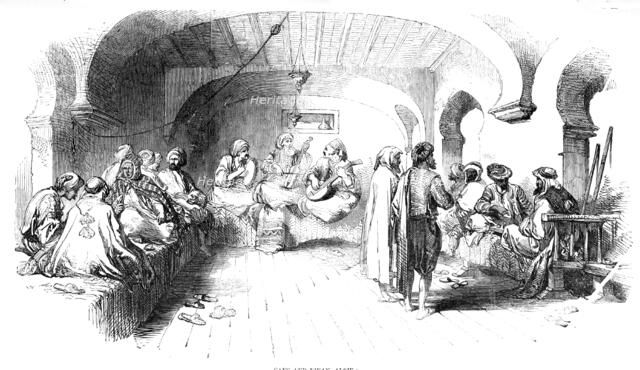 Café and Divan, Algiers, 1857. Creator: Unknown.