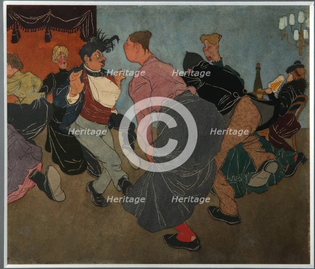 Café. Artist: Shcherbov, Pavel Yegorovich (1866-1938)