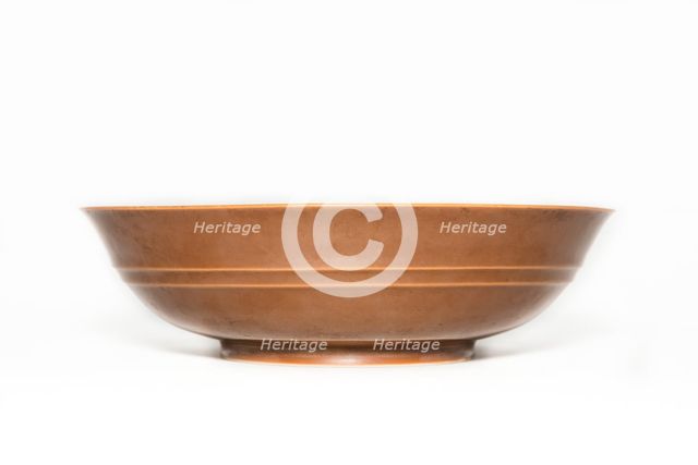 Cafe au lait monochrome bowl, 1736-1795. Creator: Unknown.