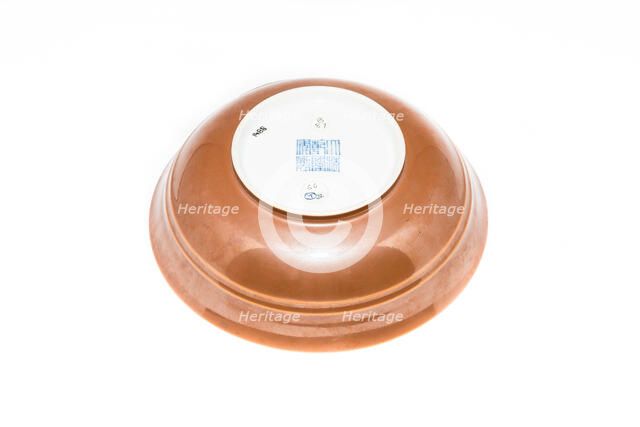 Cafe au lait monochrome bowl, 1736-1795. Artist: Unknown.