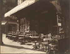 Café, Avenue de la Grande-Armée , 1924-1925. Creator: Atget, Eugène (1857-1927)