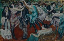 Café chantant, 1913. Artist: Grigoriev, Boris Dmitryevich (1886-1939)