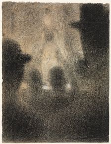 Café-concert, 1887-1888. Creator: Georges Seurat (French, 1859-1891)