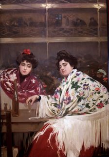 Café-concert Oil, 1901 by Ramon Casas