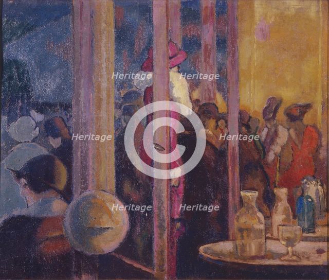 Cafè Cyrano, 1914. Creator: Bucci, Anselmo (1887-1955).