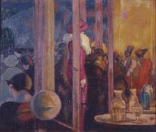 Cafè Cyrano, 1914. Creator: Bucci, Anselmo (1887-1955)