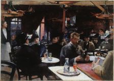 Cafe de l'ecrevisse, c1880. Creator: Unknown