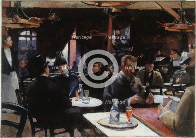 Cafe de l'ecrevisse, c1880. Creator: Unknown.