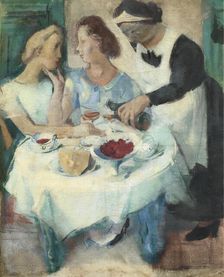 Café La Rotonde. Creator: Yakovlev, Alexander Yevgenyevich (1887-1938)