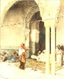 Cafe of the Swallows, 1867/8. Creator: Mariano Jose Maria Bernardo Fortuny y Carbo