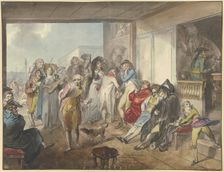 Café on the Piazzetta in Venice, early 19th century. Creator: Johann Heinrich Ramberg