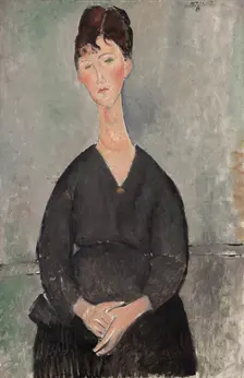 Café Singer, 1917. Creator: Modigliani, Amedeo (1884-1920)