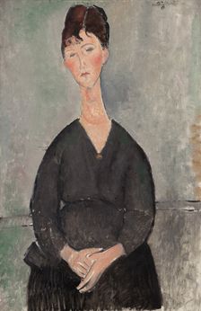 Café Singer, 1917. Creator: Modigliani, Amedeo (1884-1920)
