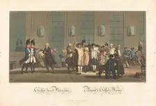 Caffeé des Patriotes - A Patriot's Coffée House, 1792. Creator: Jean Baptiste Morret