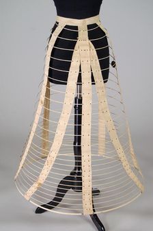 Cage crinoline, American, 1868-70. Creator: Unknown
