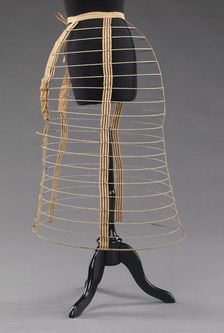 Cage crinoline, American, 1870-72. Creator: Unknown