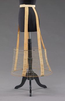 Cage crinoline, American, ca. 1875. Creator: Unknown