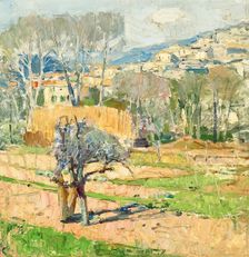 Cagnes, 1934. Creator: Carl Moll