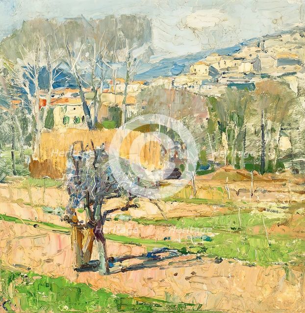 Cagnes, 1934. Creator: Carl Moll.