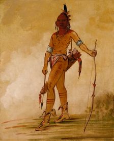 Cáh-he-ga-shín-ga, Little Chief, 1834. Creator: George Catlin