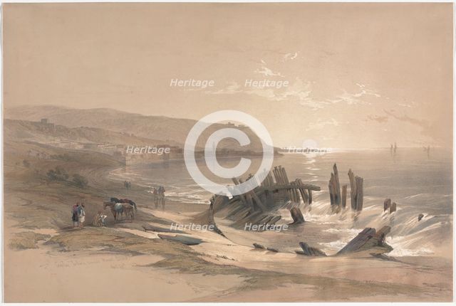 Caiaphas Looking Towards Mount Carmel, 1839. Creator: David Roberts (British, 1796-1864).
