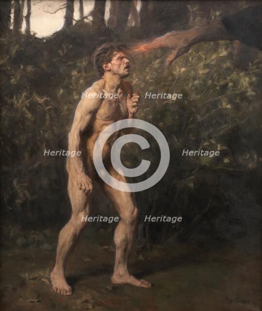 Cain, 1891. Creator: Julius Paulsen.
