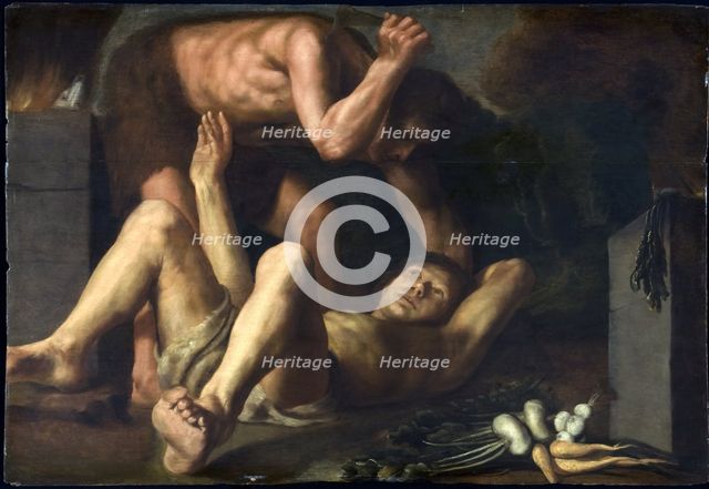 Cain and Abel, c. 1610. Artist: Guidotti, Paolo (il Cavalier Borghese) (1560-1629)