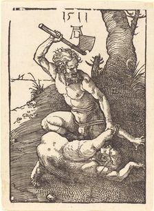 Cain Killing Abel, 1511. Creator: Albrecht Durer