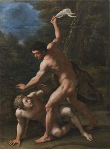 Cain slaying Abel, End of 17th-Early 18th century. Creator: De Matteis, Paolo (1662-1728)