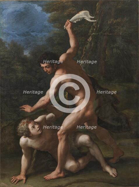 Cain slaying Abel, End of 17th-Early 18th century. Creator: De Matteis, Paolo (1662-1728).