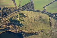 Cainhoe Castle earthwork remains, Central Bedfordshire, 2022. Creator: Damian Grady