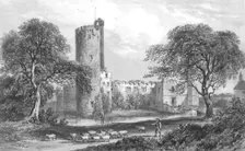 Caister Castle, near Great Yarmouth, Norfolk, c1840. Artist: Newman & Co