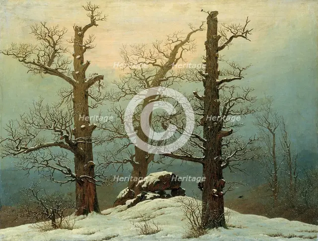 Cairn in Snow, 1807. Artist: Friedrich, Caspar David (1774-1840)
