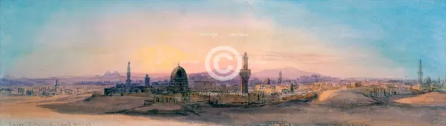 'Cairo', 1863. Artist: Charles Emile de Tournemine