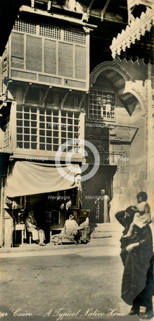 'Cairo - A Typical Native House', c1918-c1939. Creator: Unknown.