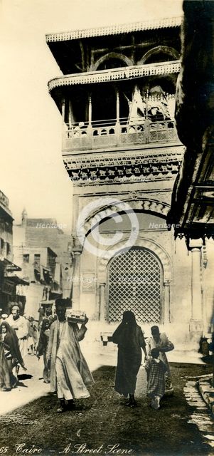 'Cairo - A Street Scene', c1918-c1939. Creator: Unknown.