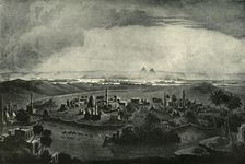 Cairo and the Pyramids early 19th century, (1901). Creator: Unknown