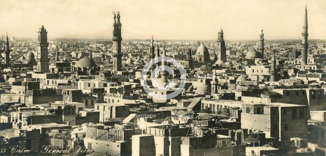 'Cairo - General View', c1918-c1939. Creator: Unknown.