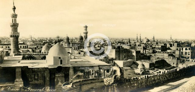'Cairo - General View', c1918-c1939. Creator: Unknown.