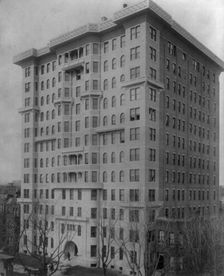 Cairo Flats, Washington, D.C., between 1890 and 1950. Creator: Frances Benjamin Johnston