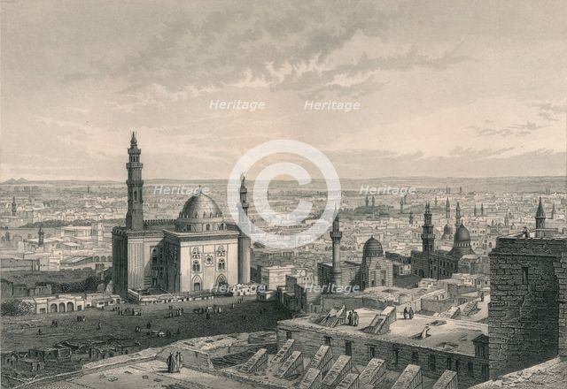 'Cairo, from the Citadel', 19th century. Creator: R Dawson.