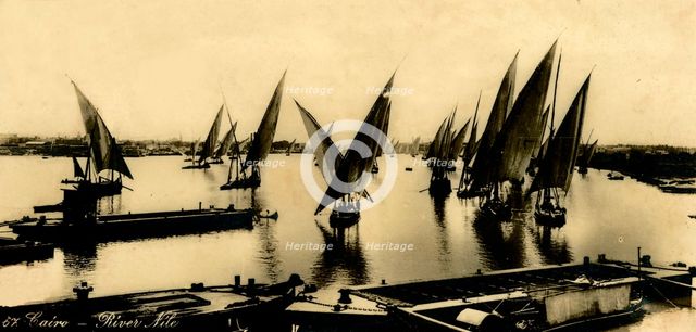 'Cairo - River Nile', c1918-c1939. Creator: Unknown.