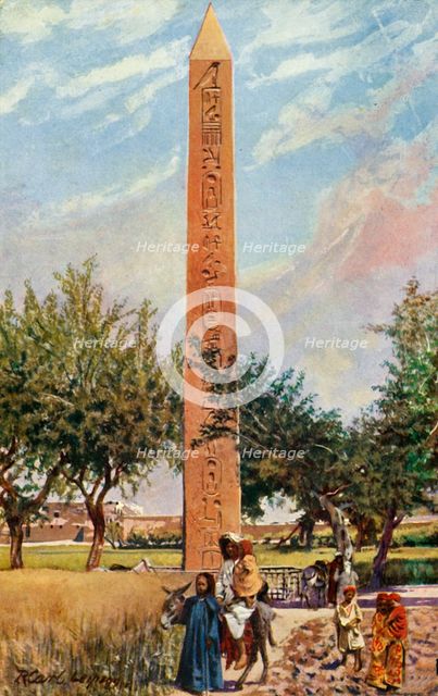 'Cairo: The Obelisk of Eliopolis', c1918-c1939. Creator: Unknown.