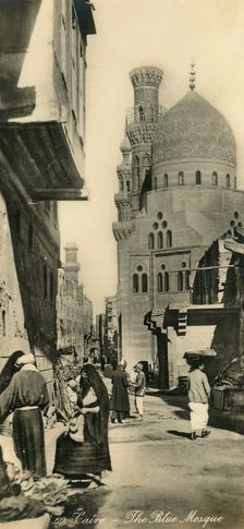 Cairo - The Blue Mosque c1918-c1939. Creator: Unknown