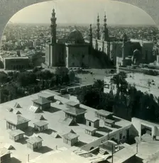 Cairo, the City of Romance, N.W., from Saladin's Citadel, Egypt c1930s. Creator: Unknown