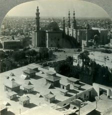 Cairo, the City of Romance, N.W., from Saladin's Citadel, Egypt c1930s. Creator: Unknown